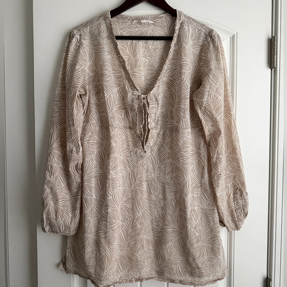 Athleta Palm Print Tunic